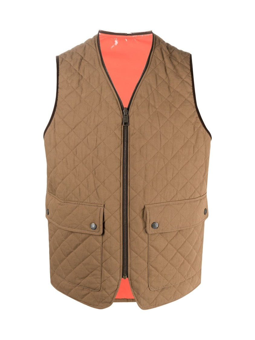 Dsquared2 Reversible Quilted Vest Jacket