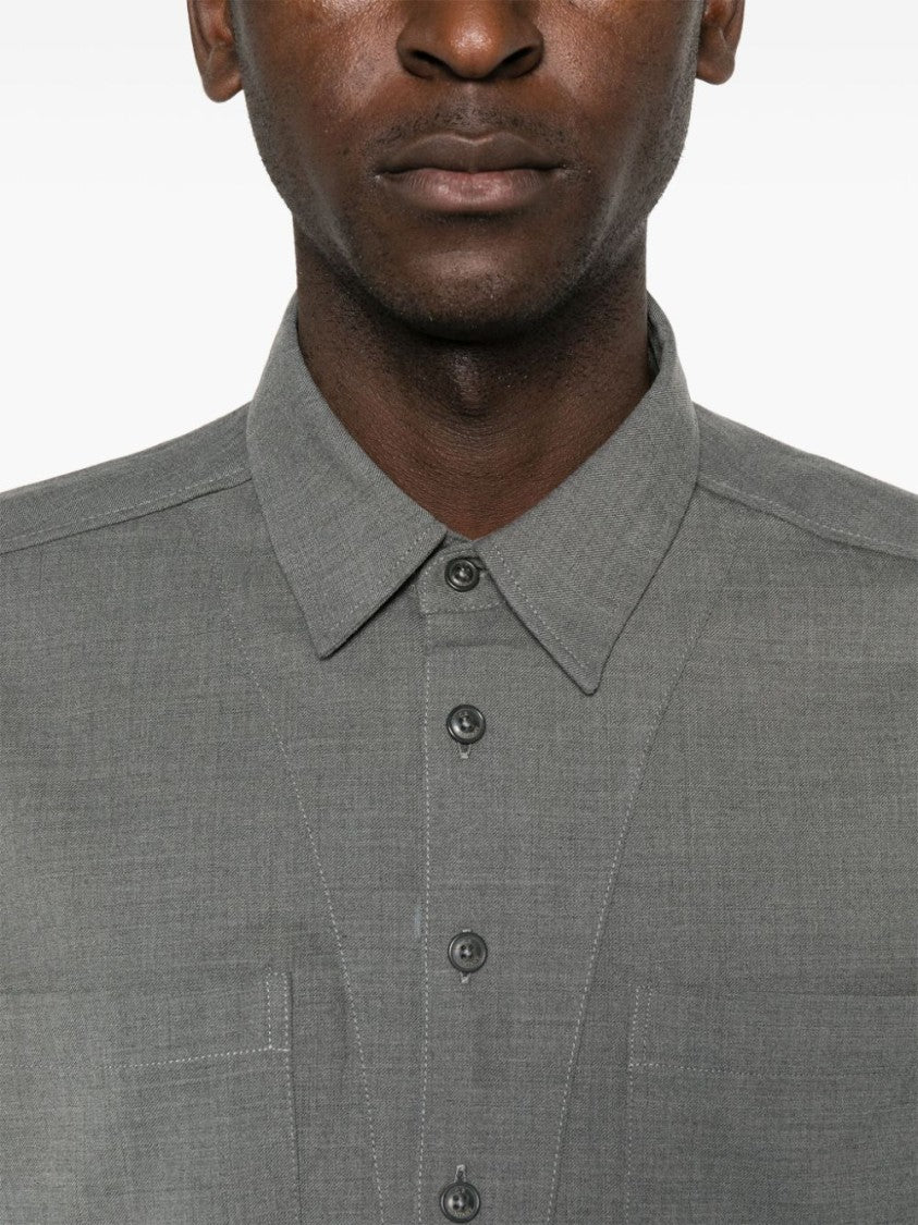 C.P. Company Logo-Embroidered Shirt