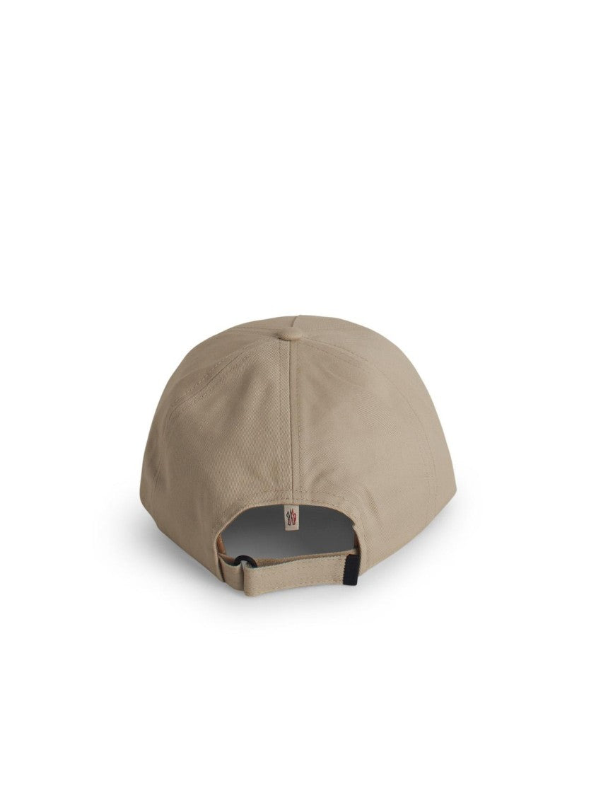 Moncler Grenoble Cream Cotton Cap