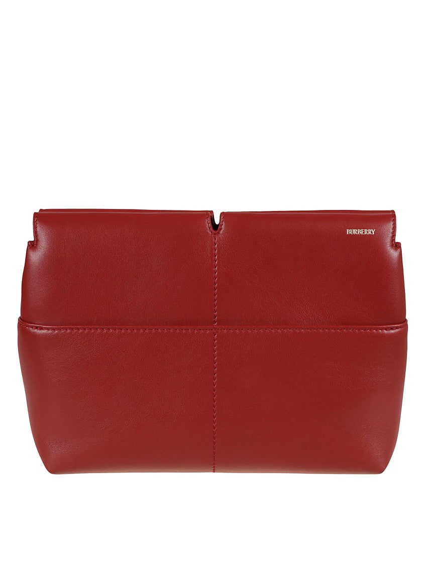 Burberry Structured Smooth Leather Handbag