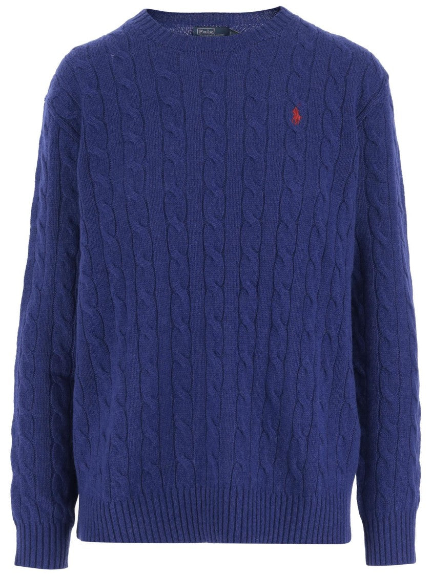 Polo Ralph Lauren All-Over Cable Knit Cashmere Blend Sweater