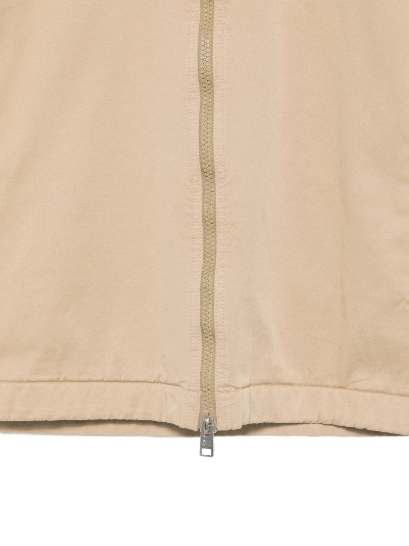 Woolrich Minimalist Zip-Up Classic Collar Jacket