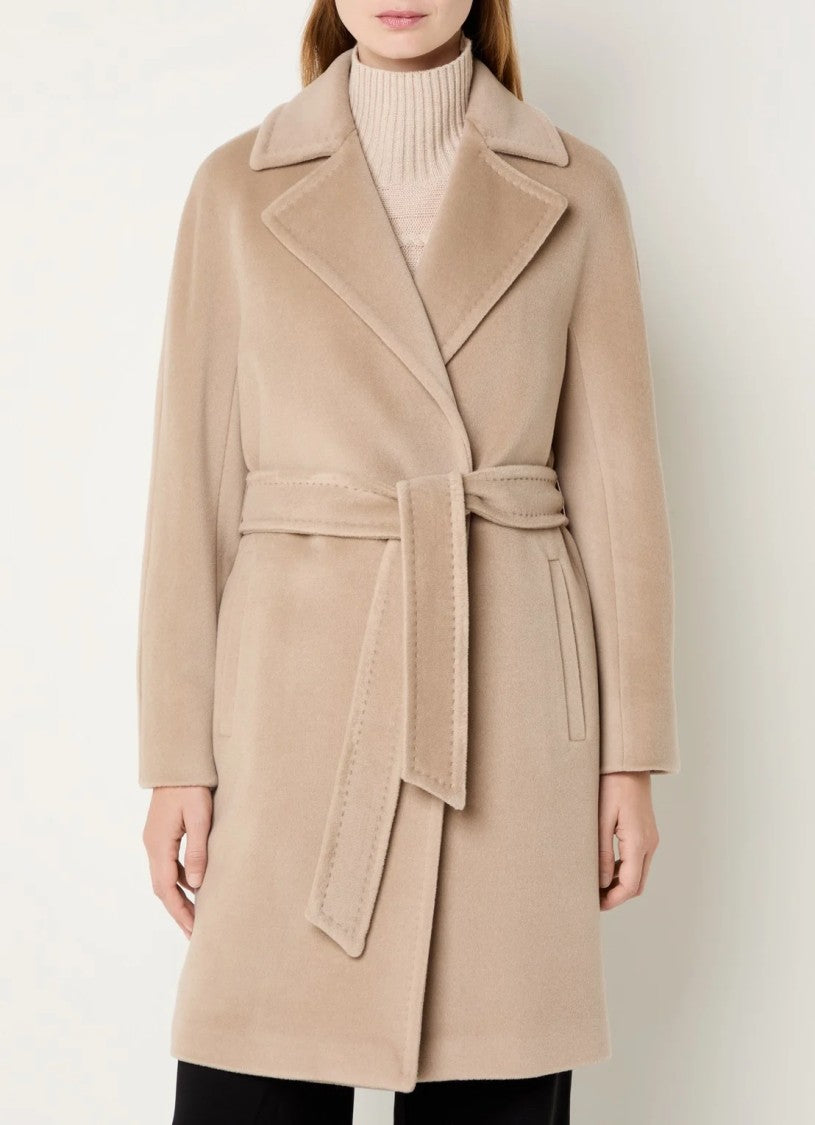 Max Mara Belted Virgin Wool Dravenna Coat