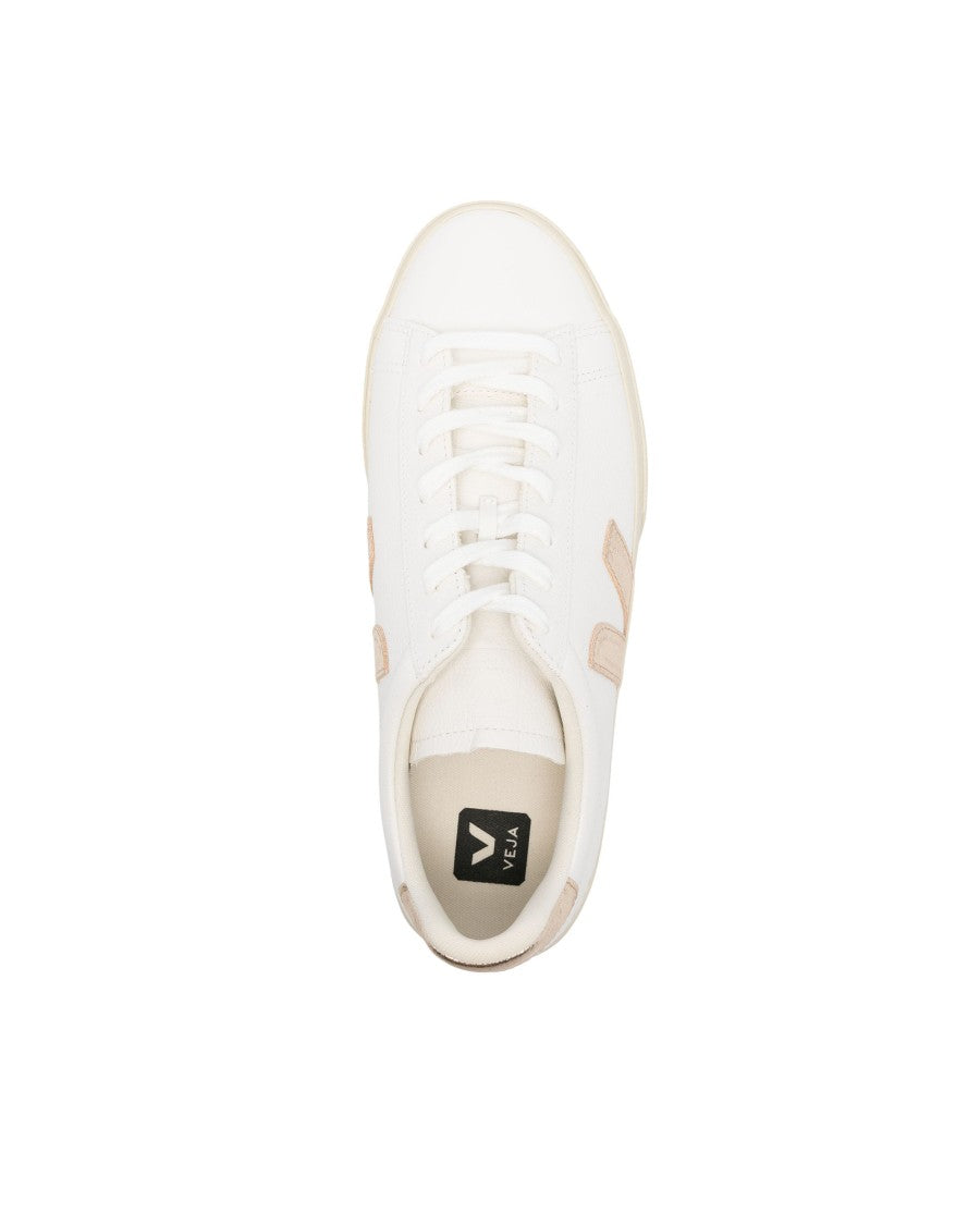 Veja White Campo Extra Leather Sneakers
