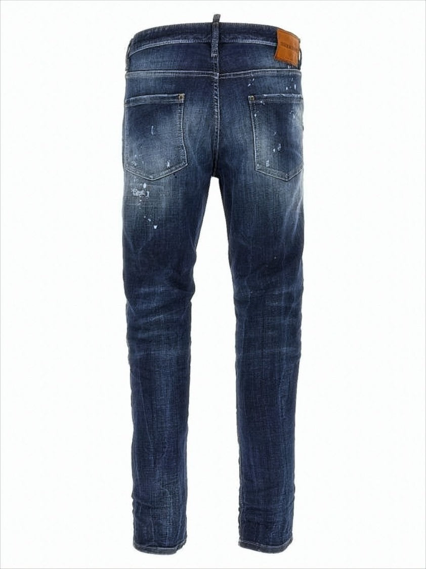 Dsquared2 Slim Fit Distressed Denim Pants