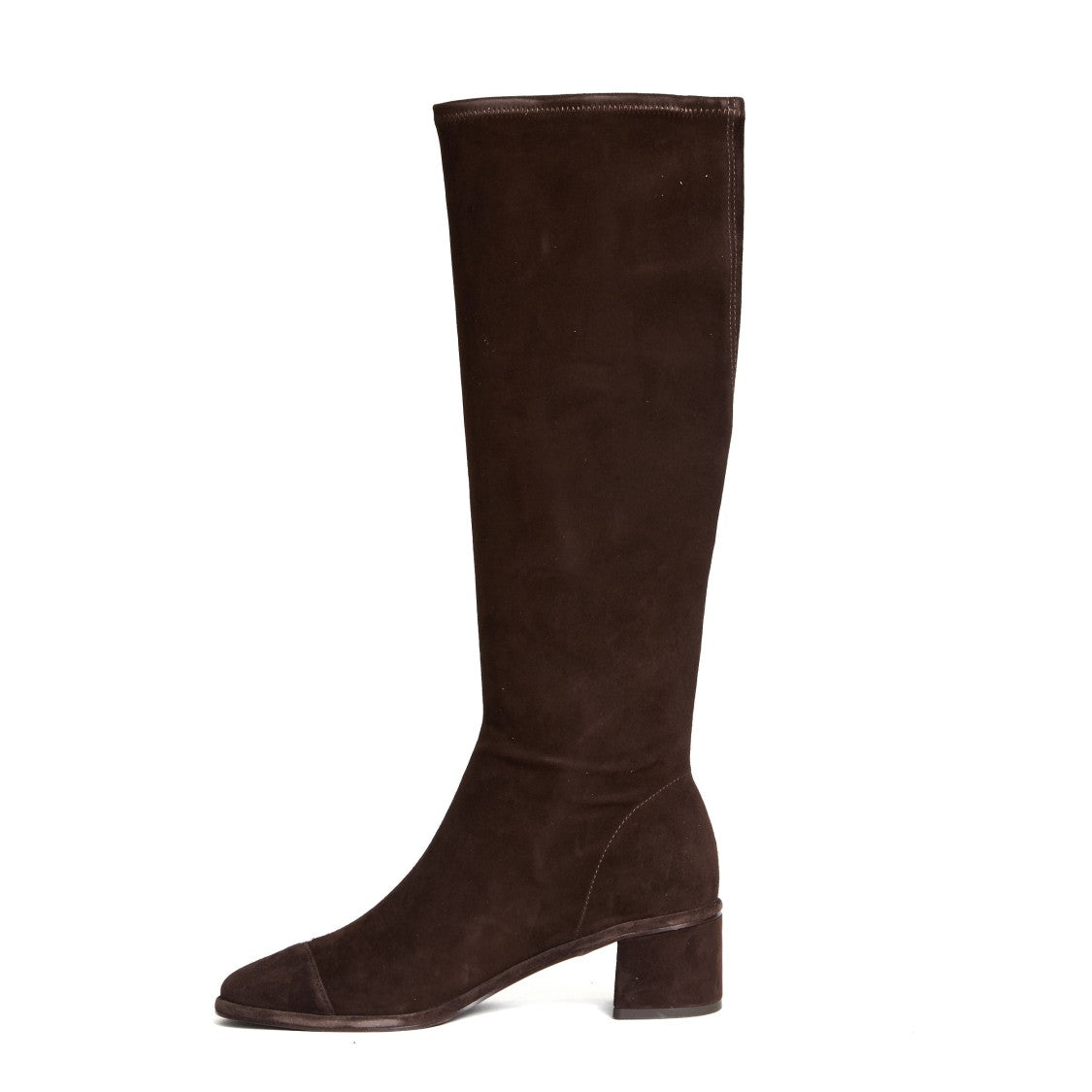 Tory Burch Knee High Boots With Contrasting Toe