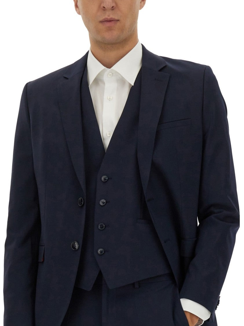 Hugo Slim Fit Three Piece Suit