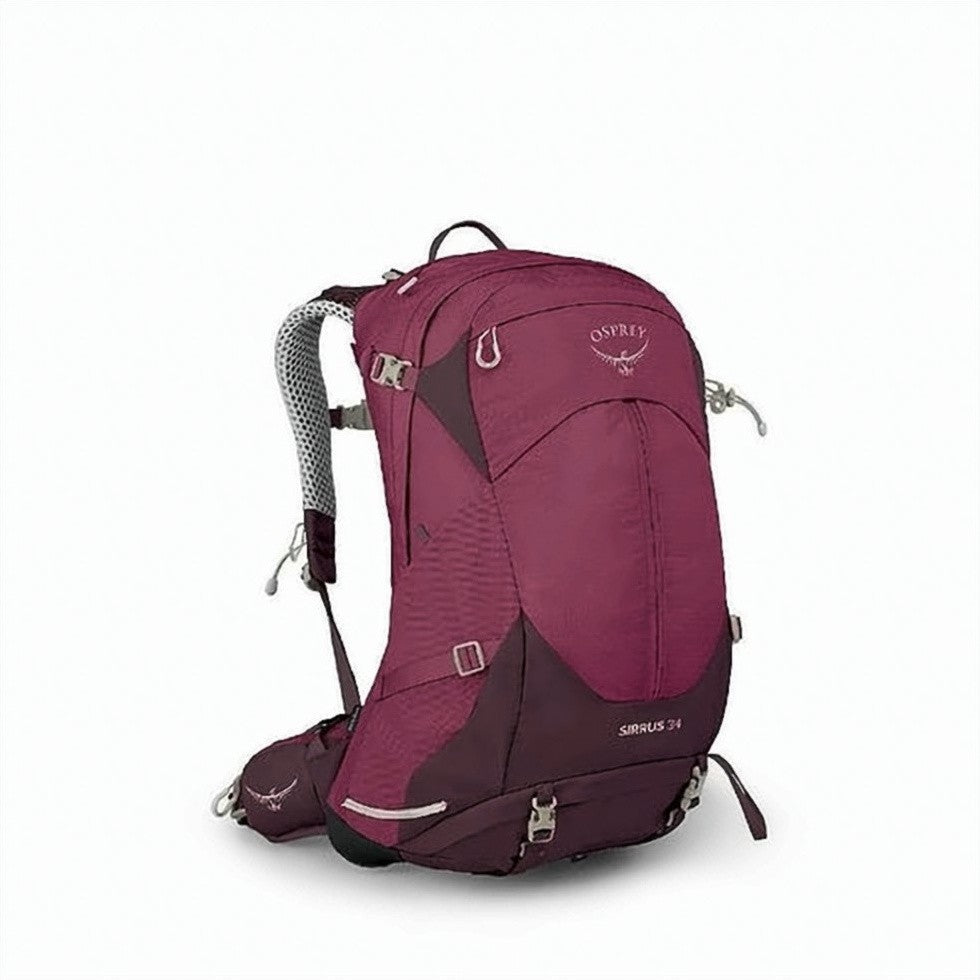 Osprey Structured Burgundy Backpack With Ergonomic Design