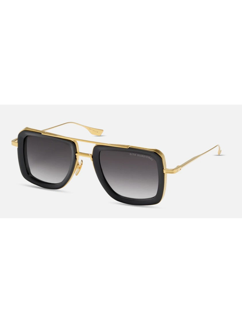 Dita Bold Square Frame Sunglasses With Gradient Lenses