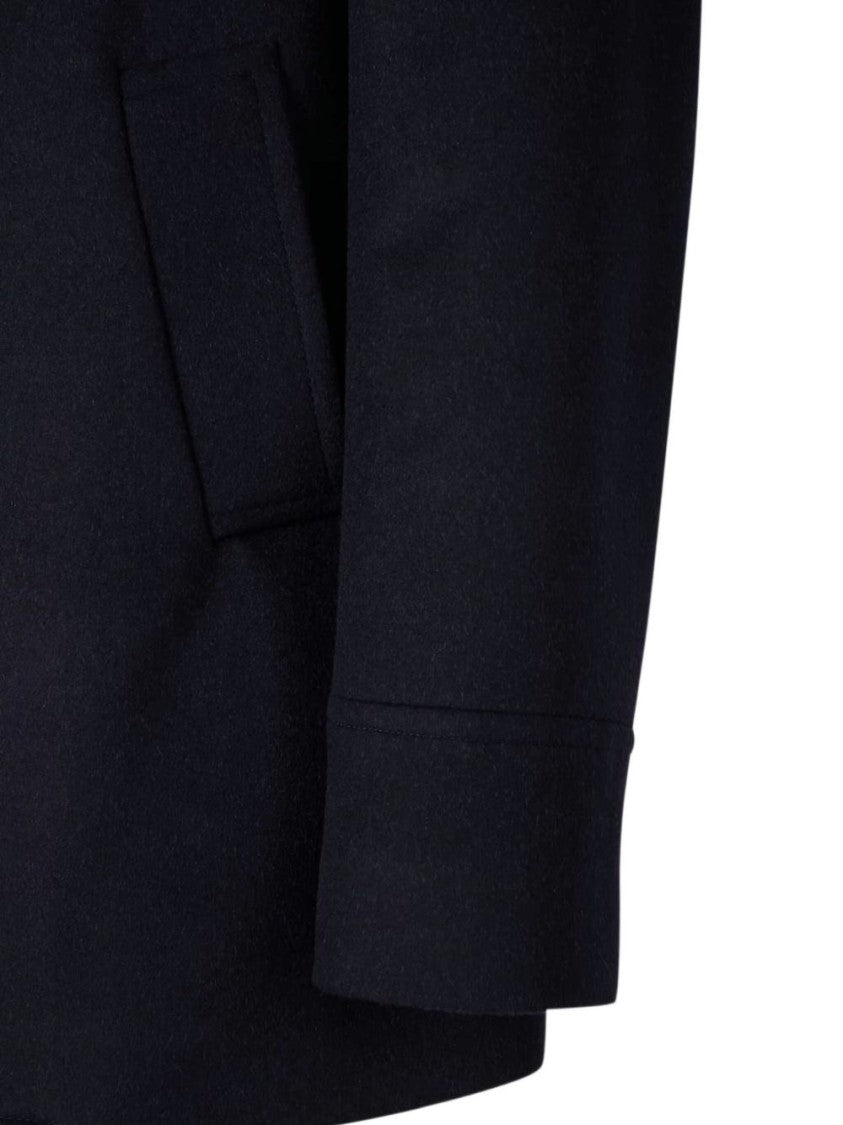 Brunello Cucinelli Double-Breasted Tailored Coat With Structured Silhouette