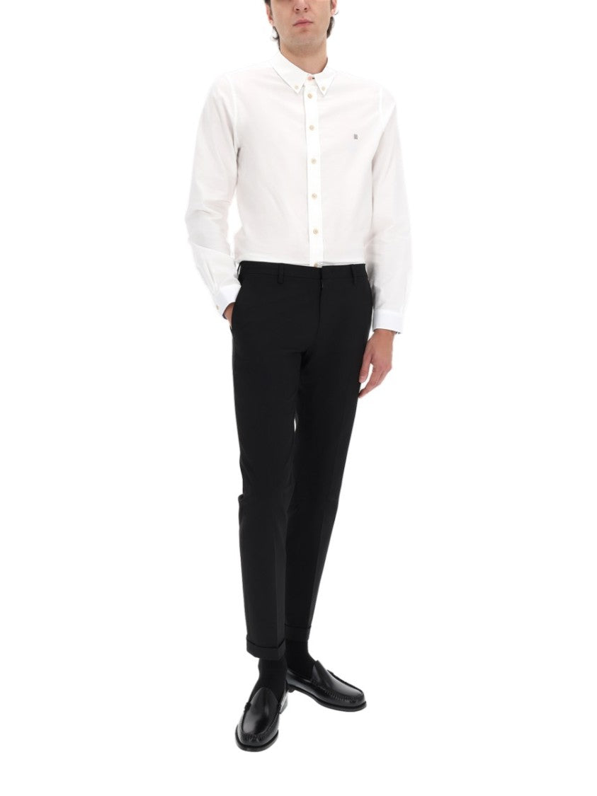 Paul Smith Cotton Tailored Slim Straight-Leg Pants