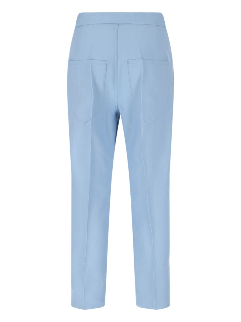 Setchu Light Blue Wool Blend Chino Pants