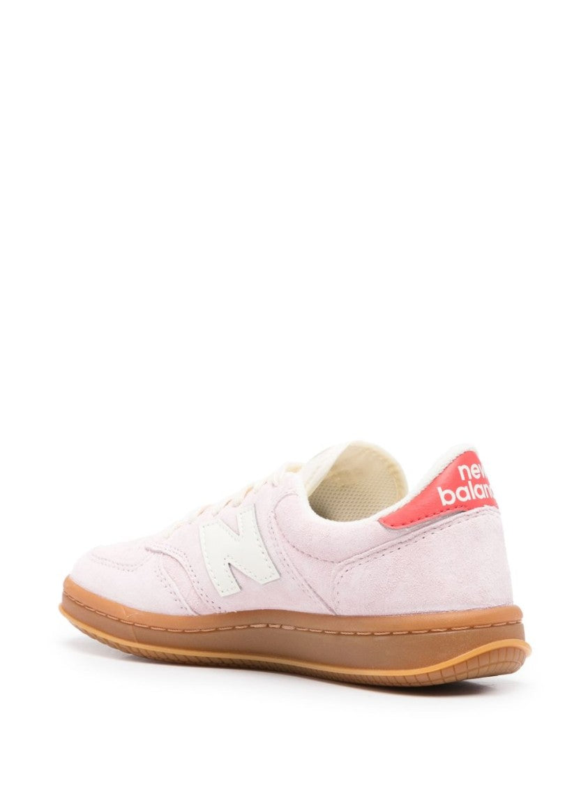 New Balance Low-Profile Suede Sneakers With Perforated Detailing