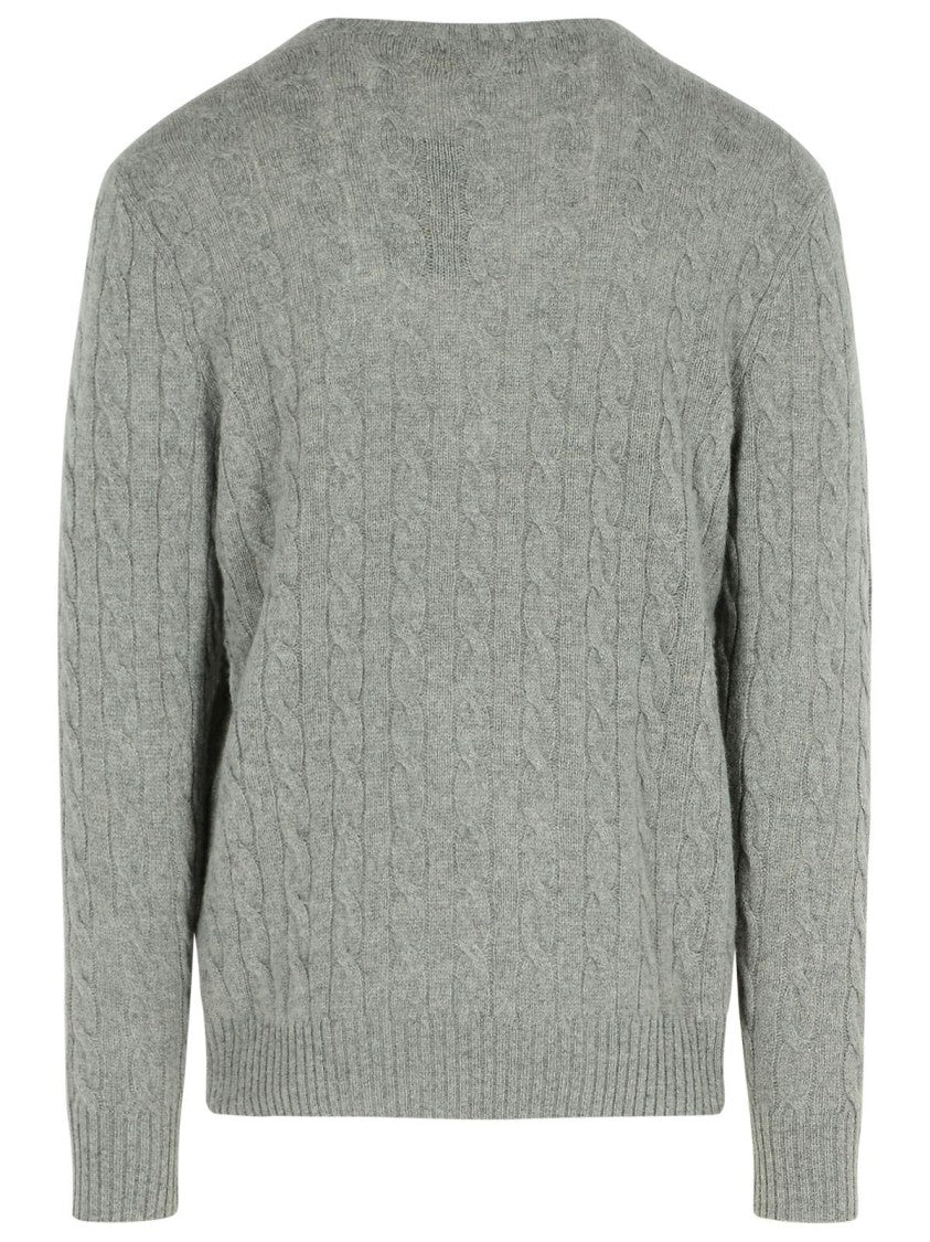 Polo Ralph Lauren Grey Wool Blend Sweater