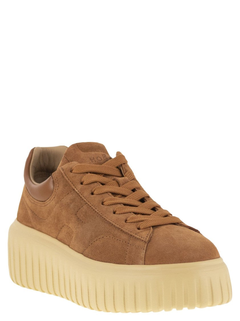 Hogan H-Stripes Suede Trainers