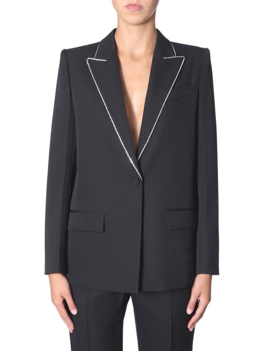 Givenchy Tailored Wool Blazer With Strass Detail