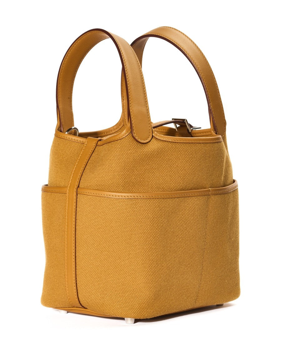 Hermès Picotin Lock 18 Cargo Toile Goeland Swift Sesame