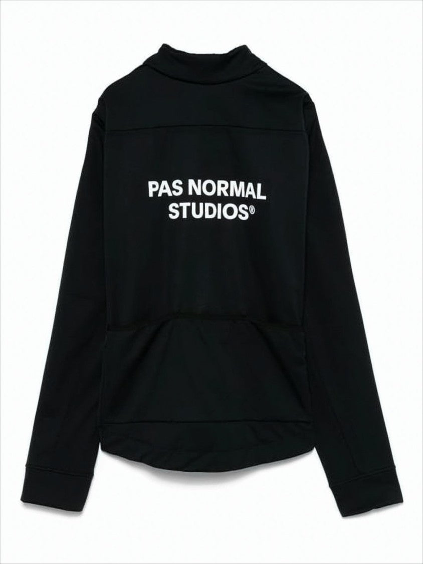 Pas Normal Studios Black Long-Sleeve Jacket With High Collar