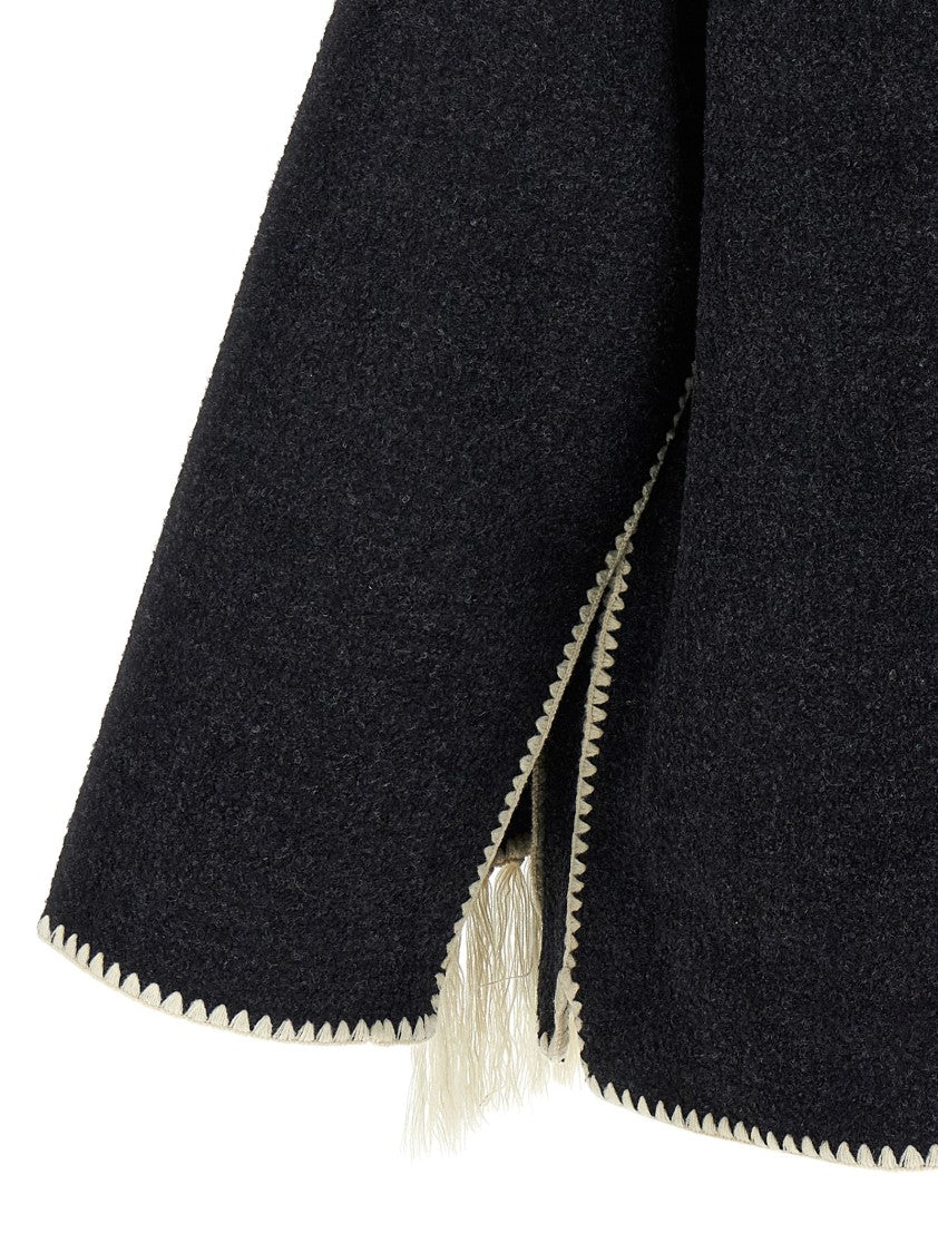 Totême 'Embroidered Scarf Jacket Harvest' Coat