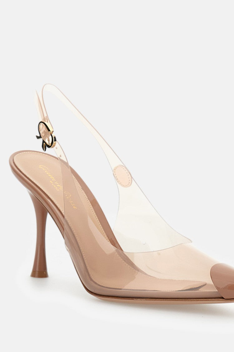 Gianvito Rossi Diana 85 In Pvc Pumps Slingback