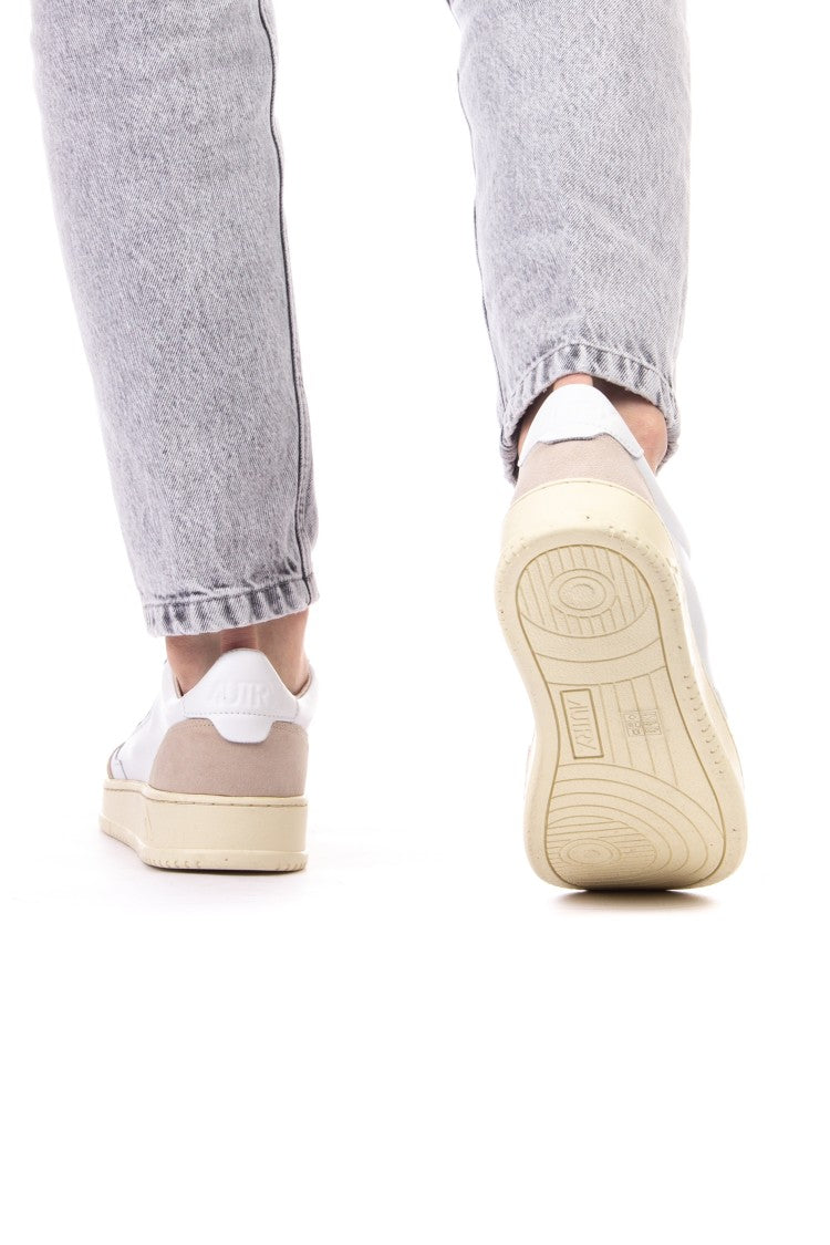 Autry Bimaterial Leather & Suede Sneakers