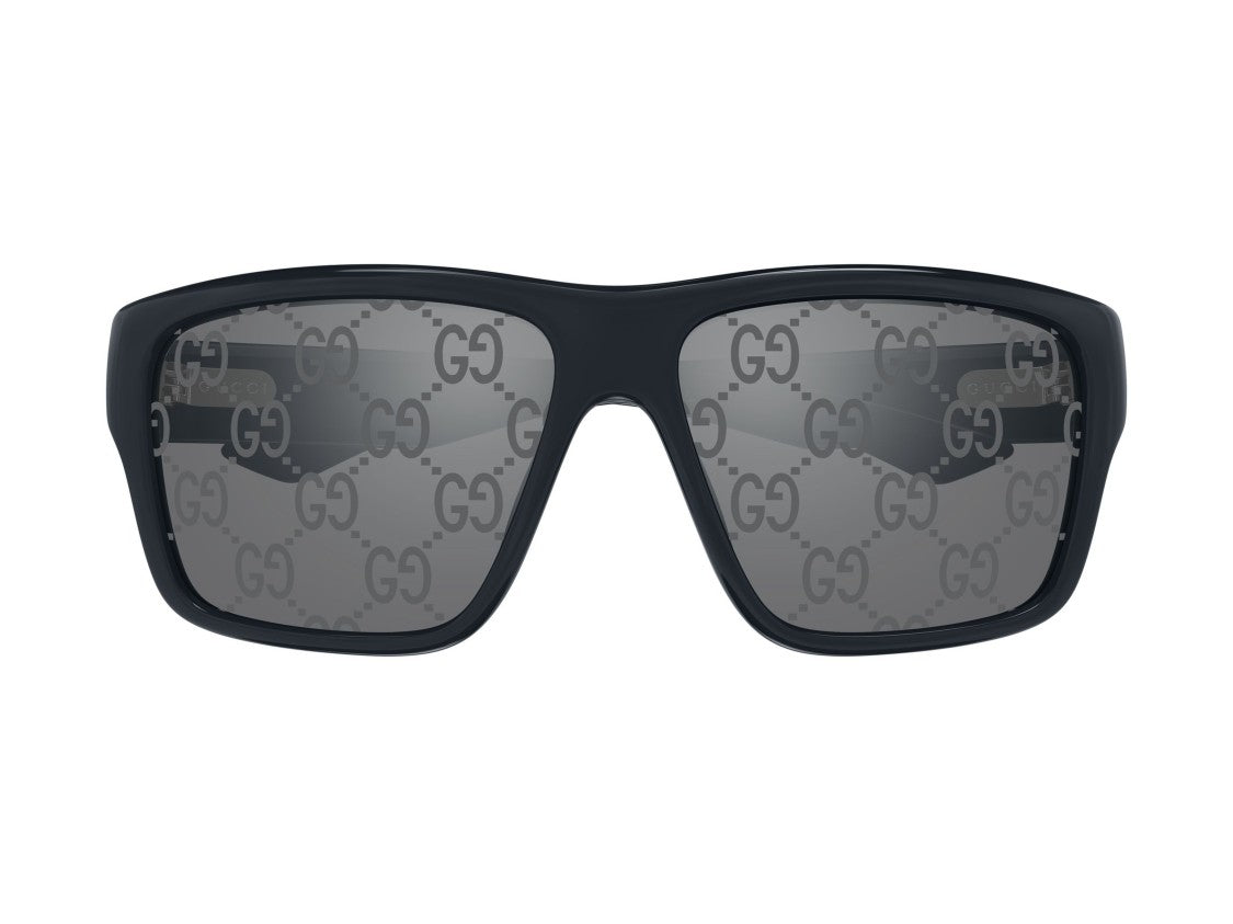 Gucci Gg2239s Black Oversized Square Frame Sunglasses