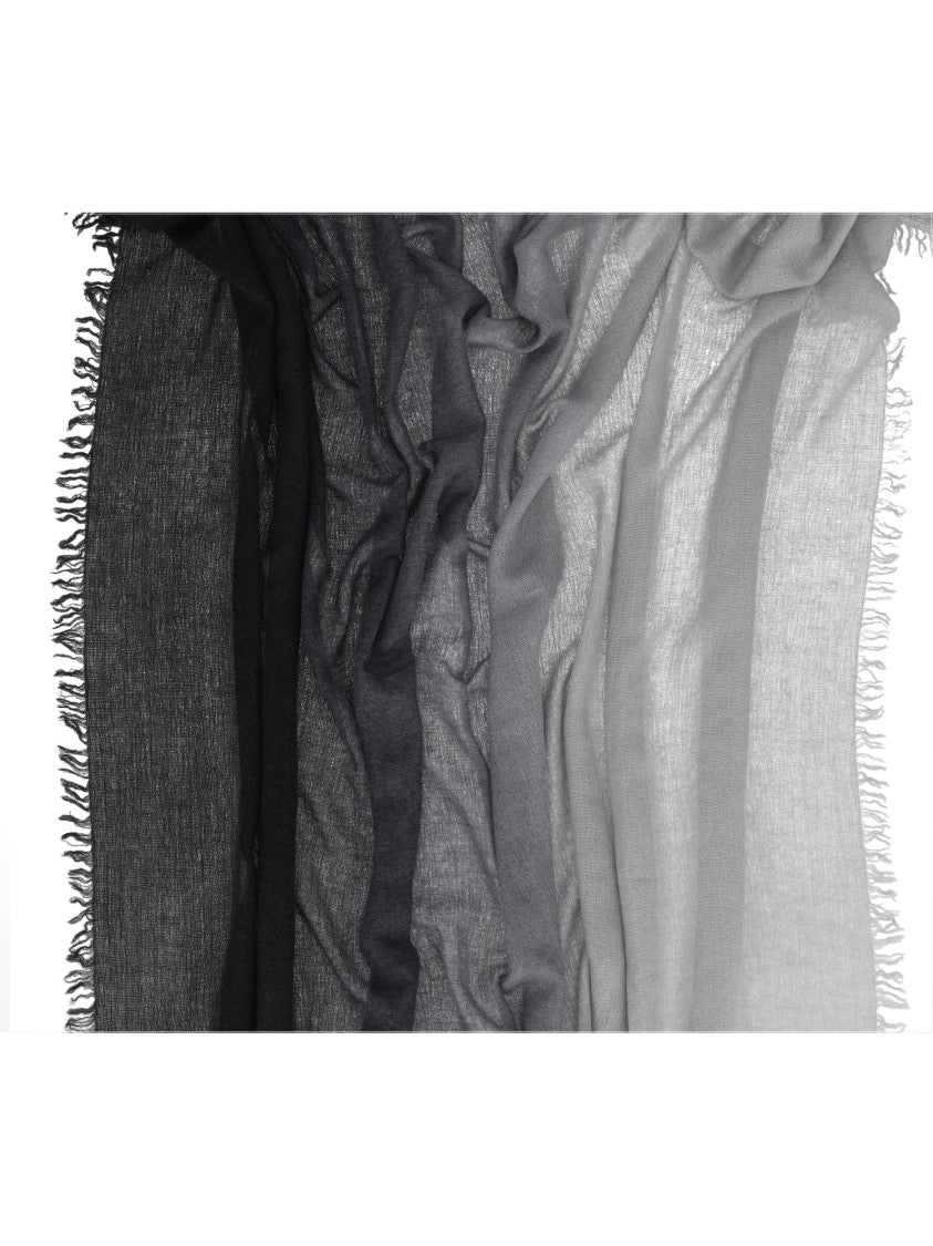 Faliero Sarti Gradient Design Scarf With Fringed Edges