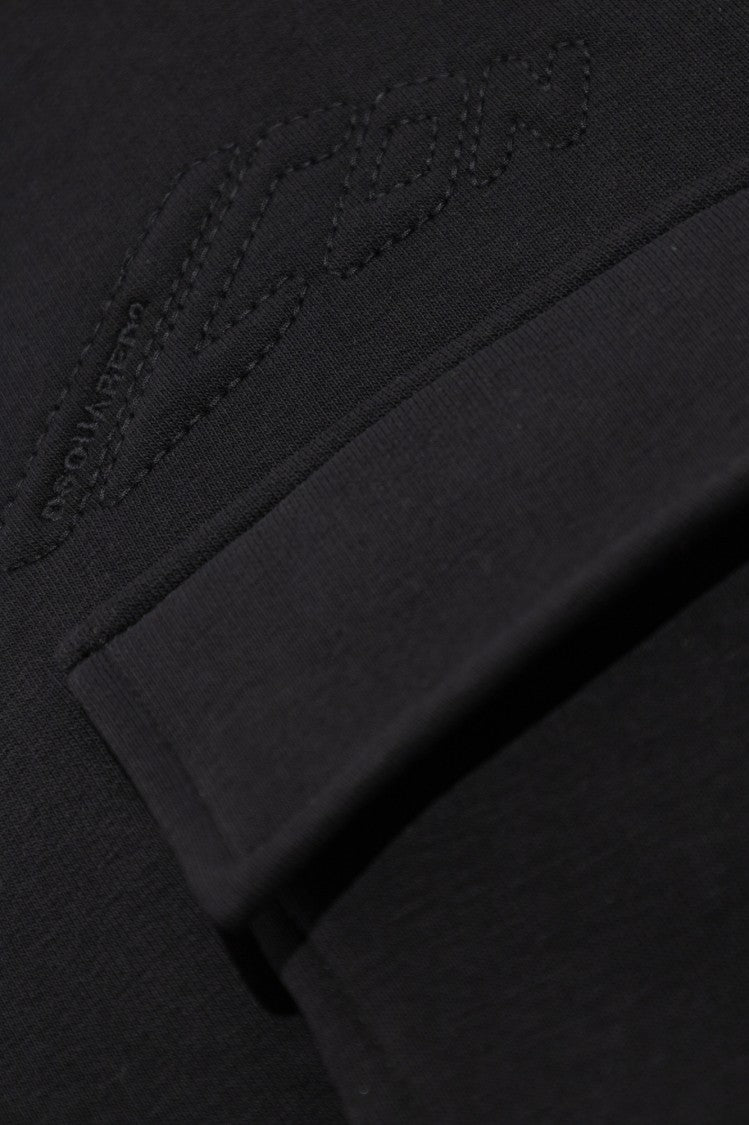 Dsquared2 Modern Cropped Sweatshirt With Large Pocket