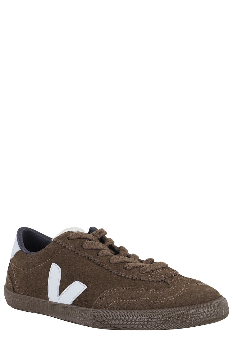 Veja Brown Suede Low-Profile Sneakers