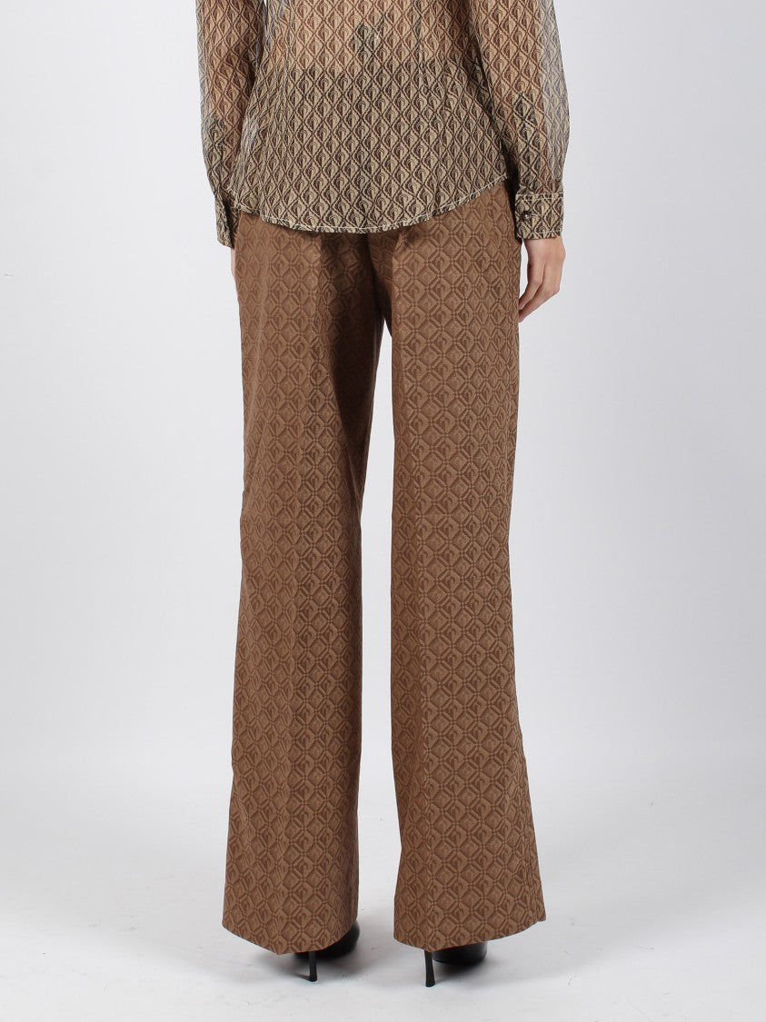 Marine Serre Regenerated Moon Diamant Tailoring Pants