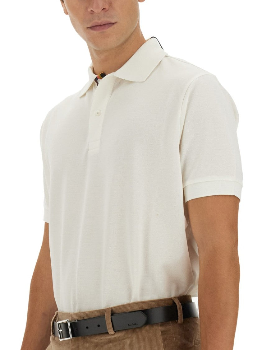 Paul Smith Premium Cotton Polo With Traditional Collar