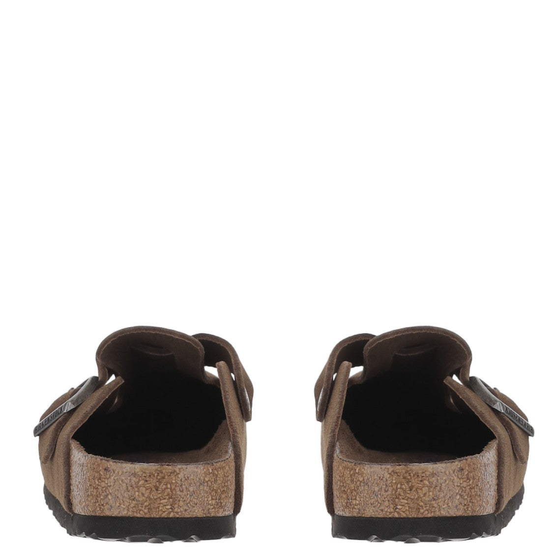 Birkenstock Suede Slip-On Clogs With Adjustable Buckle And Contoured Footbed