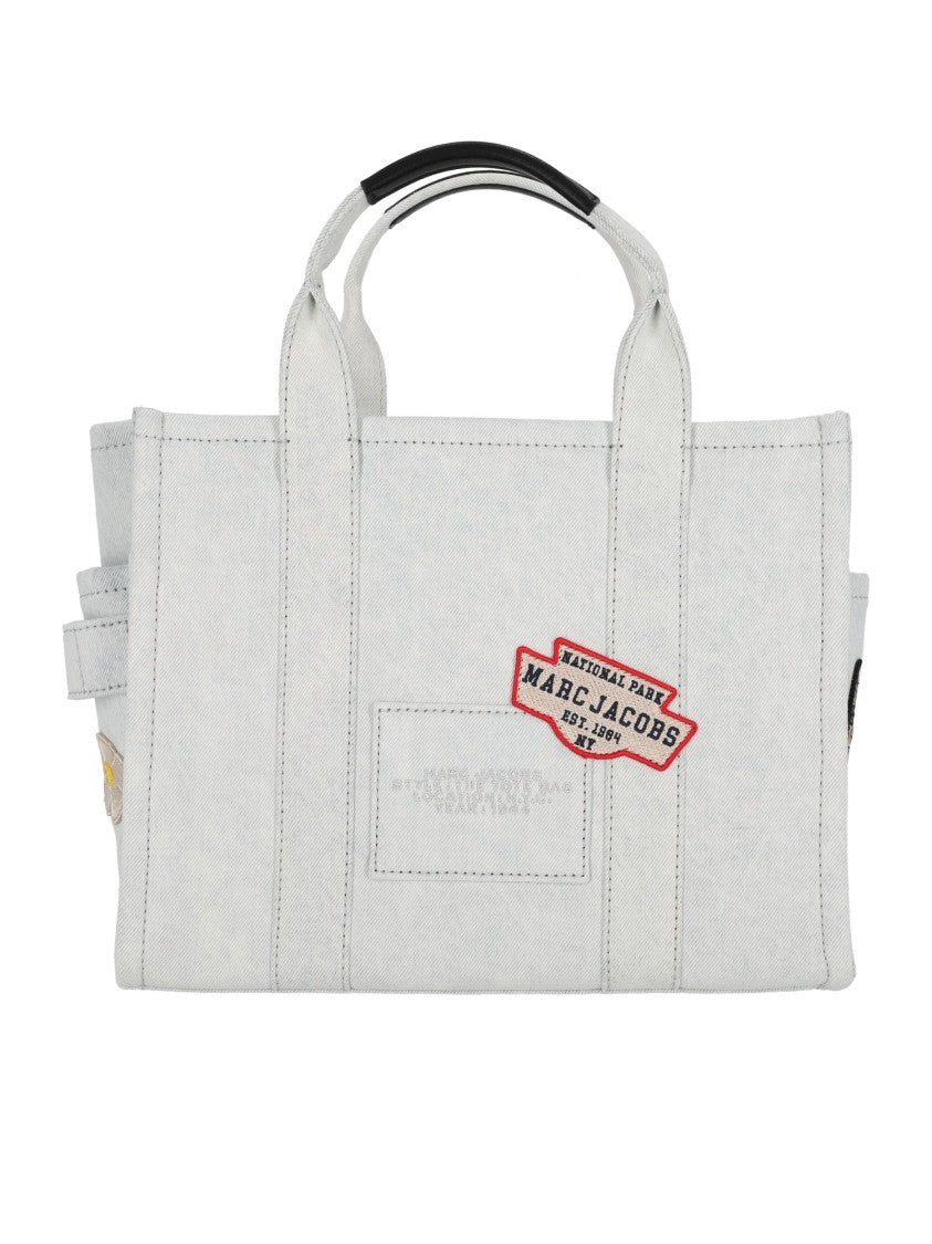 Marc Jacobs The Medium Tote Embroidered Cotton Tote