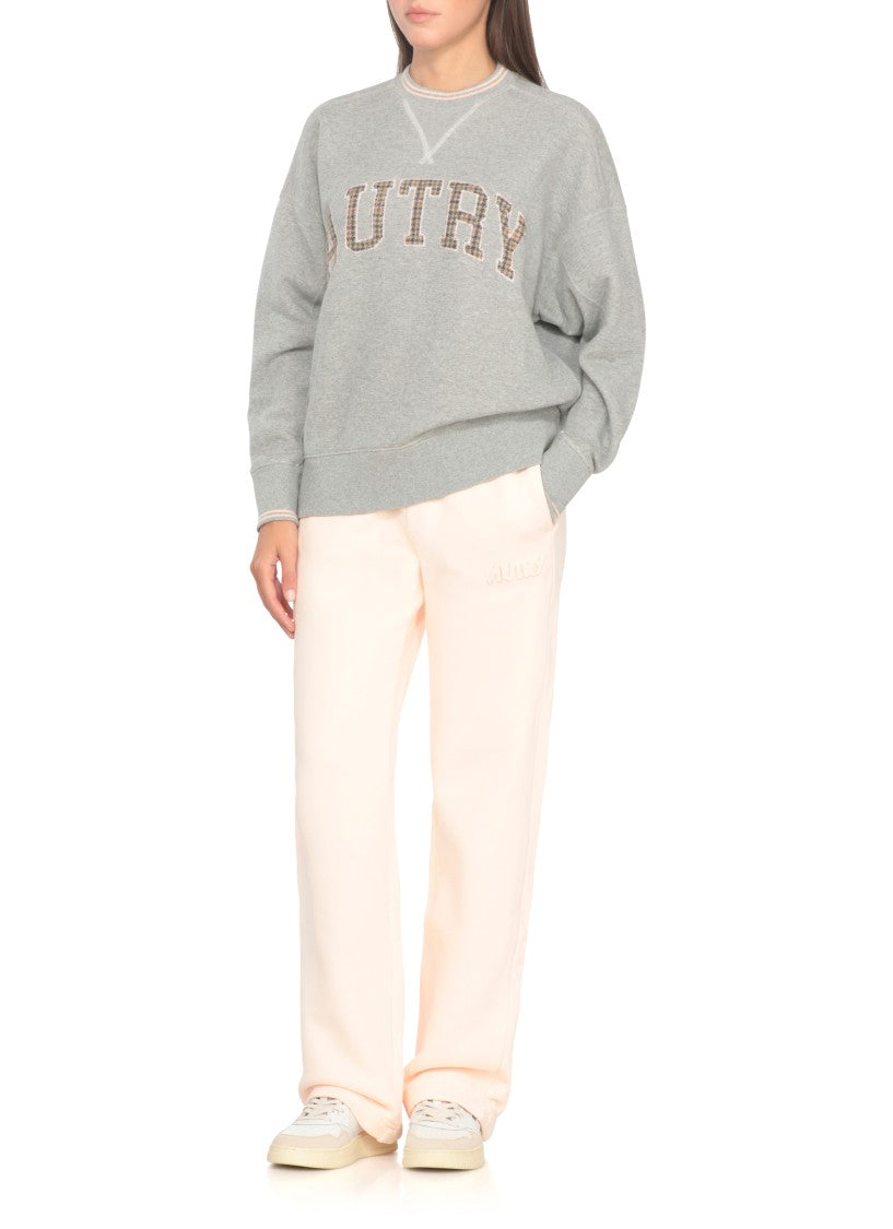 Autry Grey Cotton Sweatshirt
