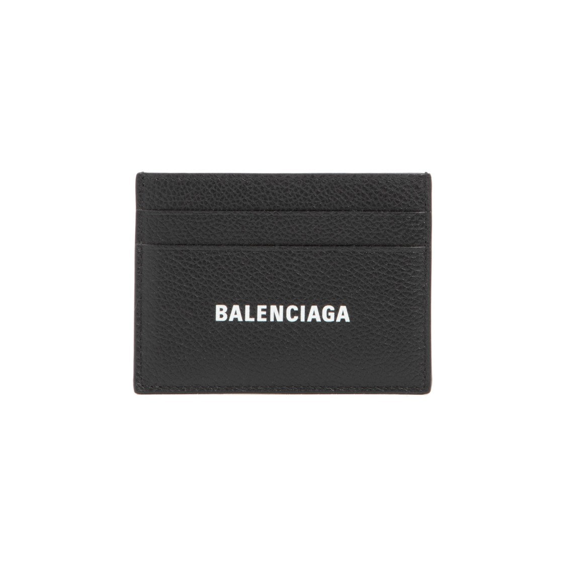 Balenciaga Black Leather Card Holder