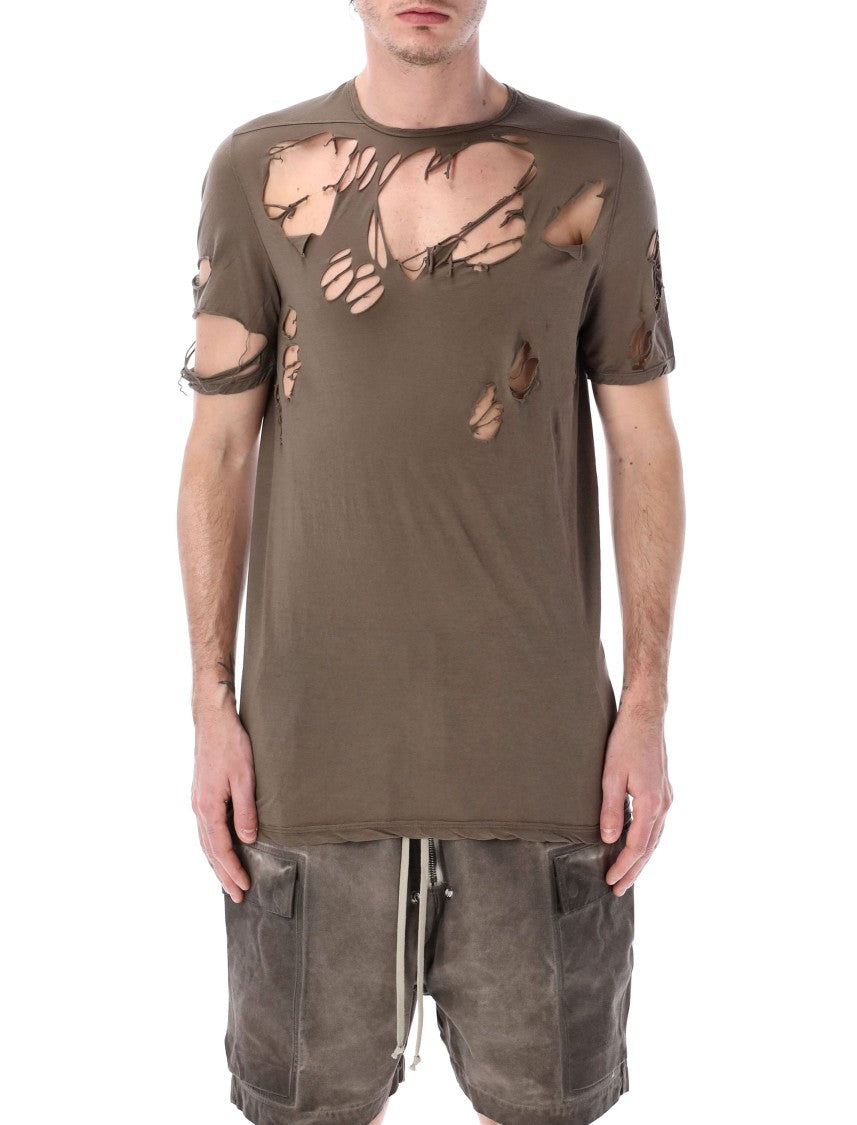 Drkshdw By Rick Owens Edgy Below-Hip T-Shirt