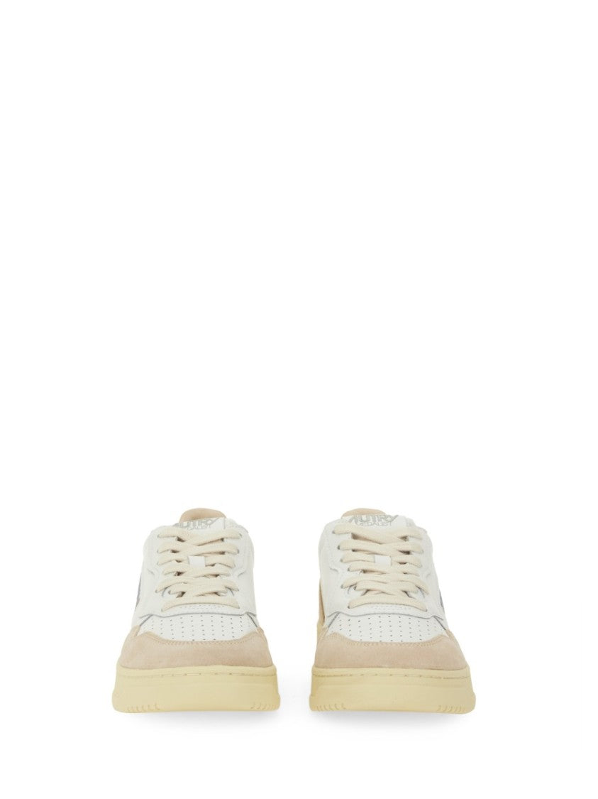 Autry Medalist Low Leather Suede Low-Top Sneakers