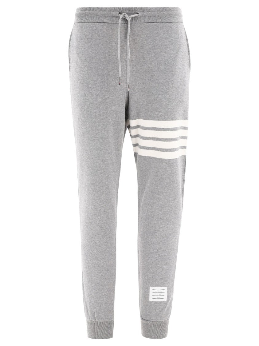 Thom Browne Grey Loopback Cotton Sweatpants