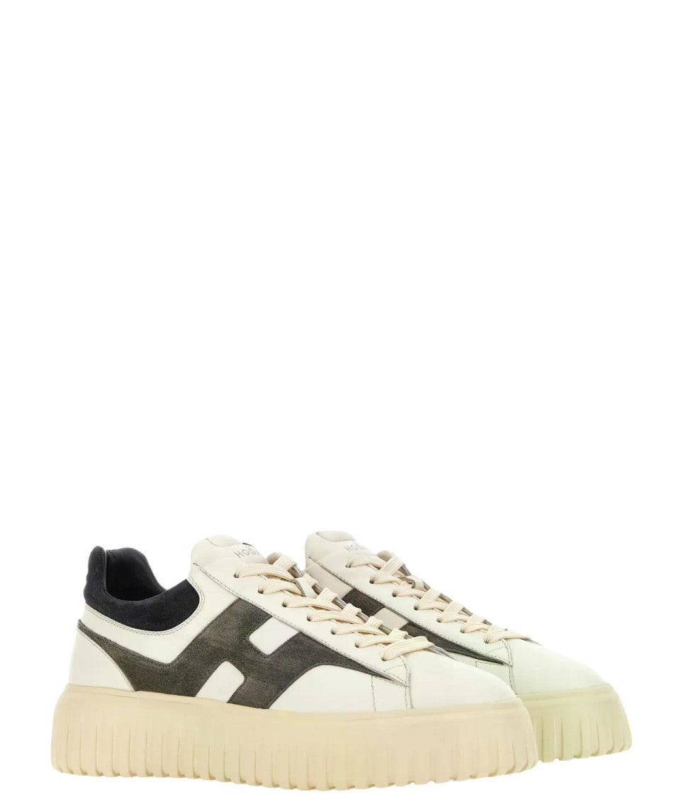 Hogan Suede Chunky Sole Low-Top Sneakers