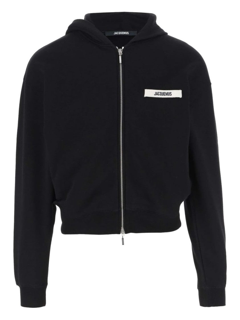 Jacquemus Hooded Zip-Through Sweater With Ribbed Edges
