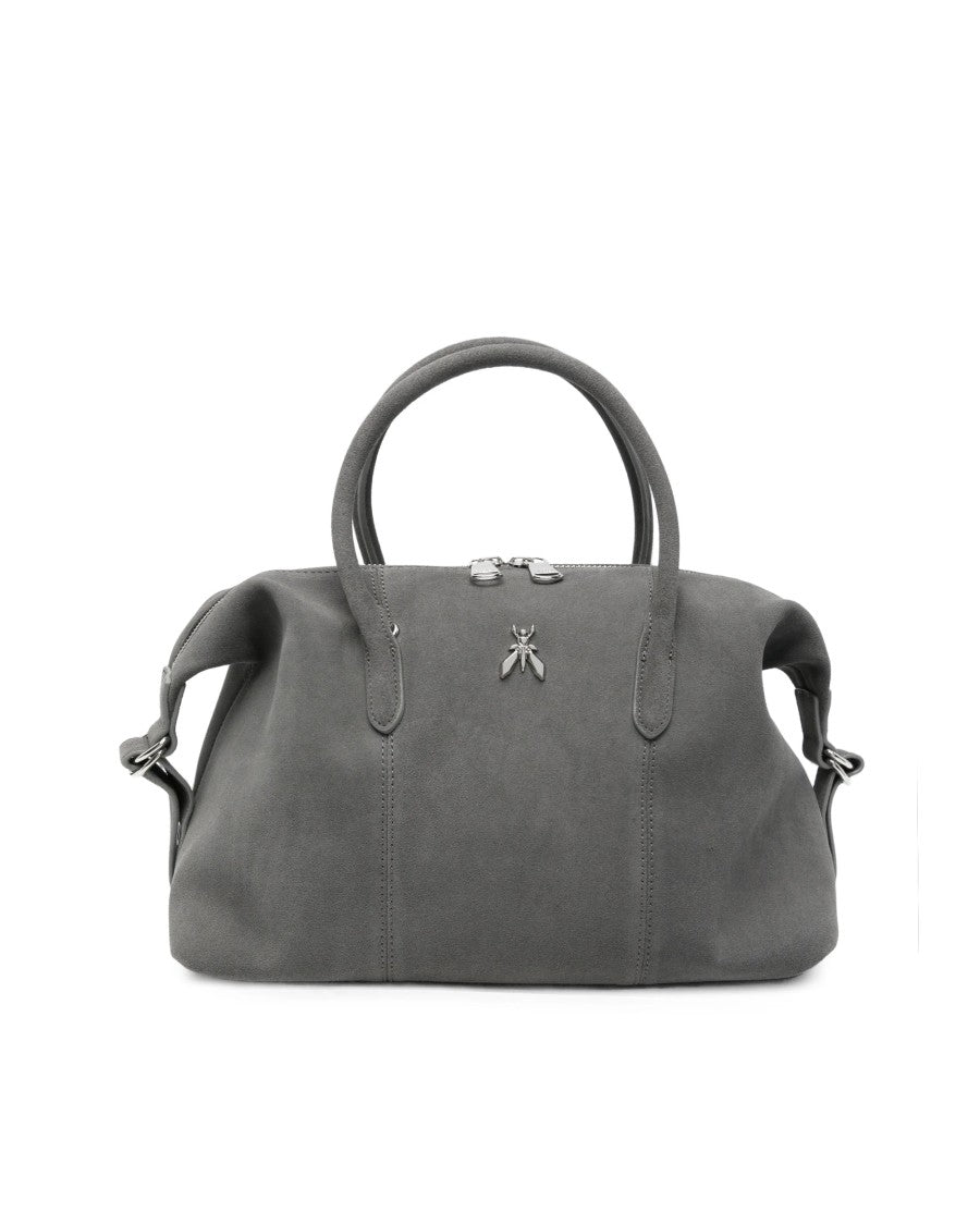 Patrizia Pepe Suede Leather Structured Handbag