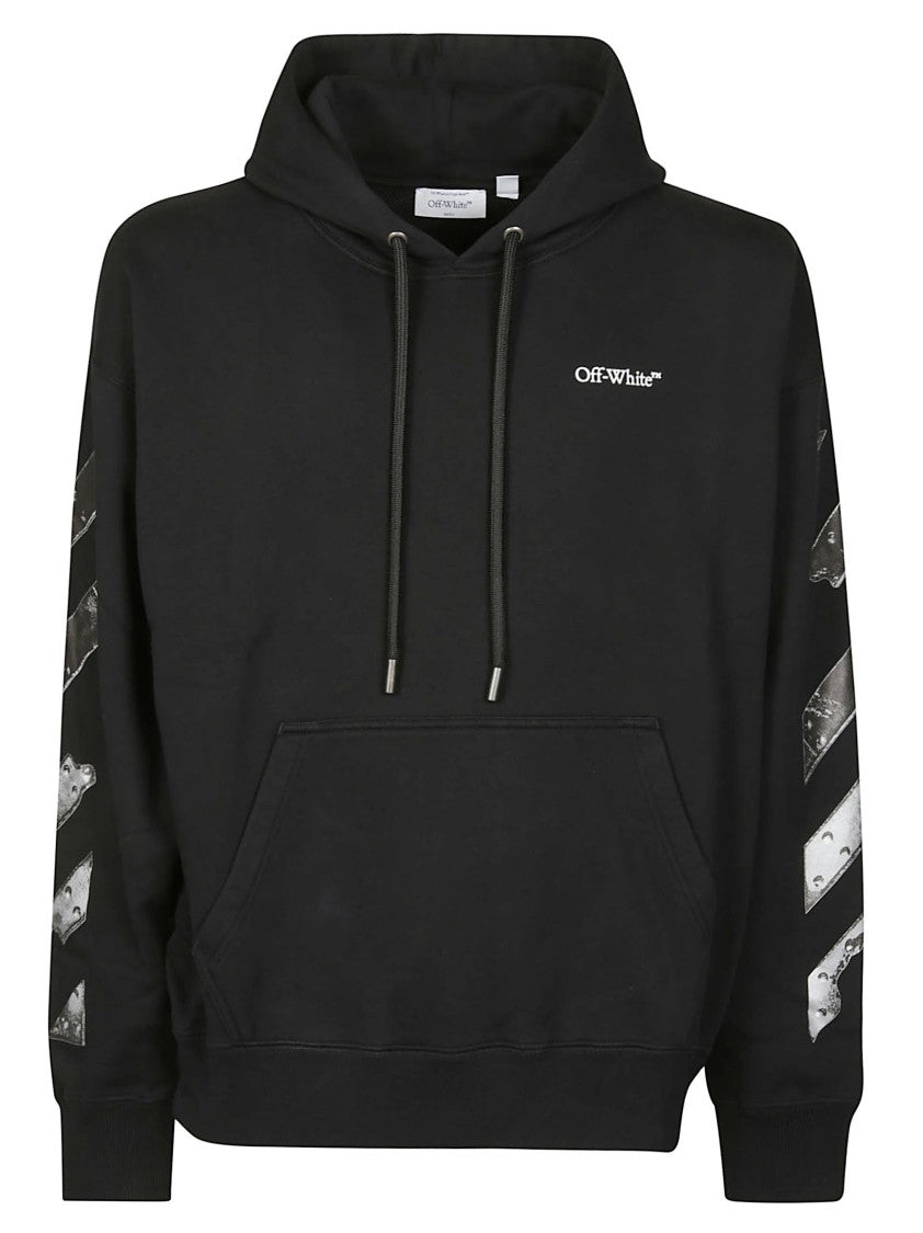 Off-White Metal Arrow Skate Cotton Hoodie