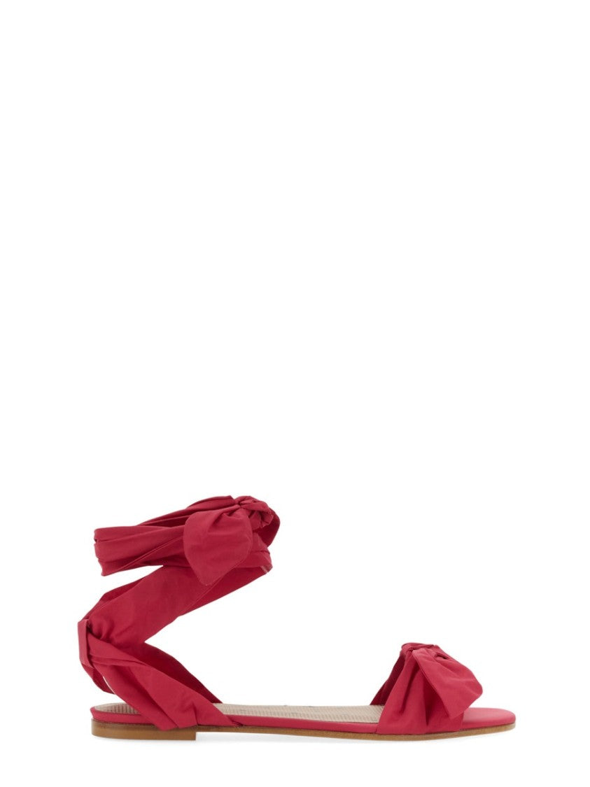 Red (V) Knot Me Up Sandal