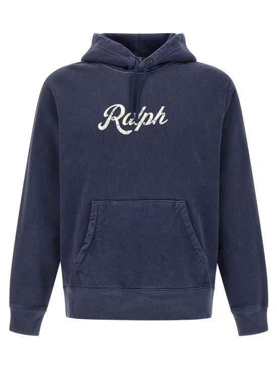 Polo Ralph Lauren Classic Pullover Hoodie With Vintage Script Logo