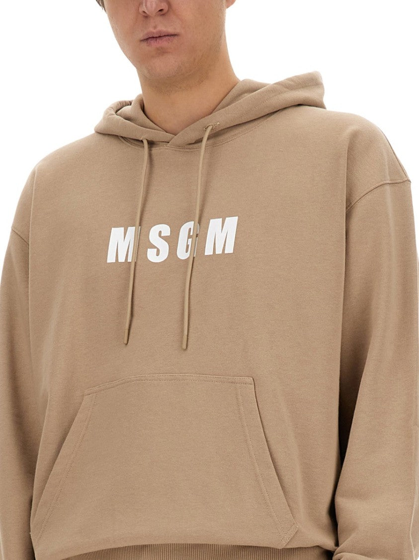 Msgm Relaxed-Fit Cotton Sweatshirt