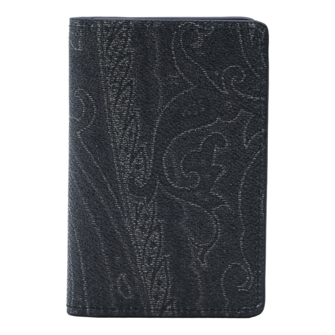 Etro Textured Paisley Pattern Compact Wallet