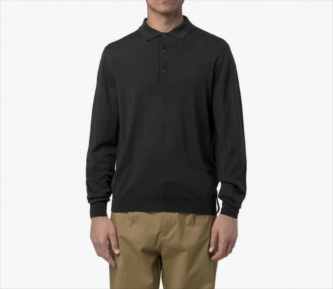 K-Way Rey Merino Wool Blend Polo Shirt