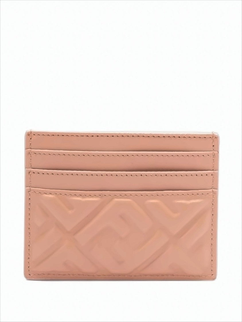 Fendi Sleek Geometric Patterned Cardholder