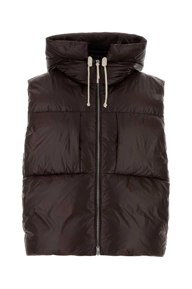 Jil Sander Chocolate Nylon Down Jacket