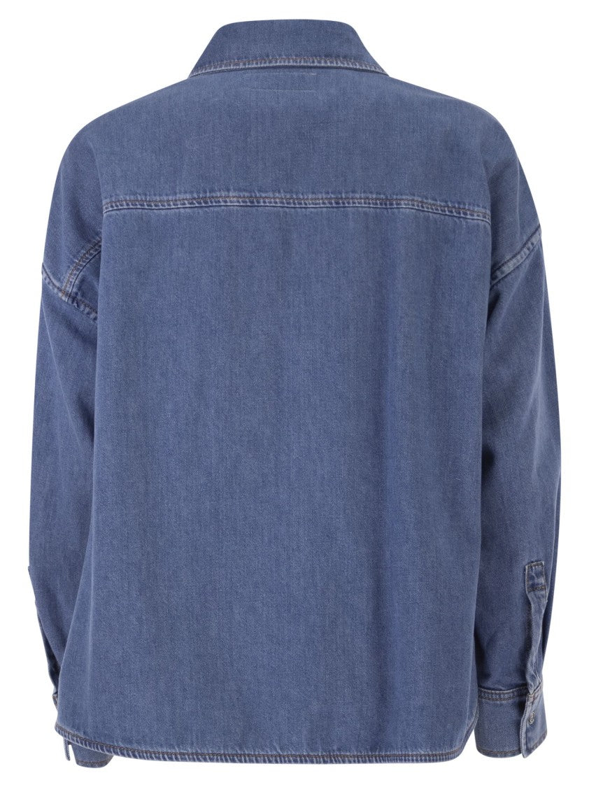 Max Mara Wkdfoggia - Cotton Denim Shirt
